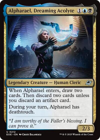 Alpharael, Dreaming Acolyte (Edge of Eternities) Near Mint Foil