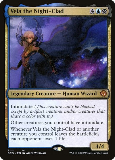 Vela the Night-Clad (Commander 2022 Starter Decks) Light Play