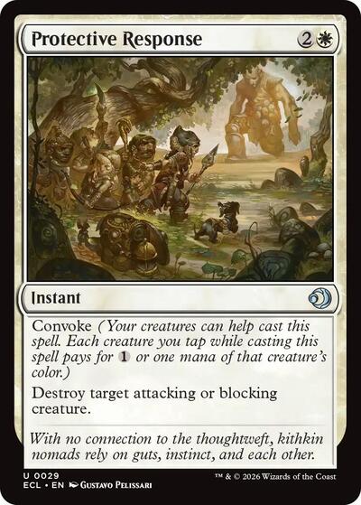 Protective Response (Lorwyn Eclipsed) Near Mint Foil