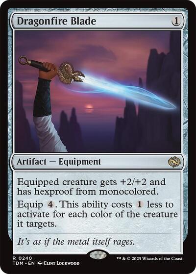 Dragonfire Blade (Tarkir: Dragonstorm) Near Mint