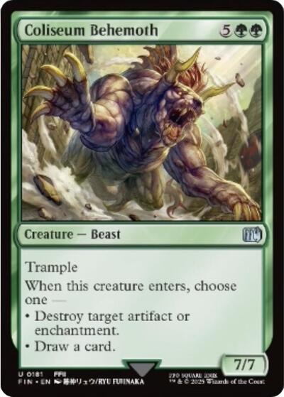 Coliseum Behemoth (Universes Beyond: FINAL FANTASY) Near Mint Foil