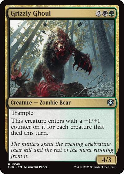 Grizzly Ghoul (Innistrad Remastered) Light Play Foil