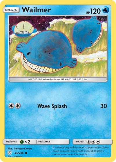 Wailmer (SM - Cosmic Eclipse) Near Mint