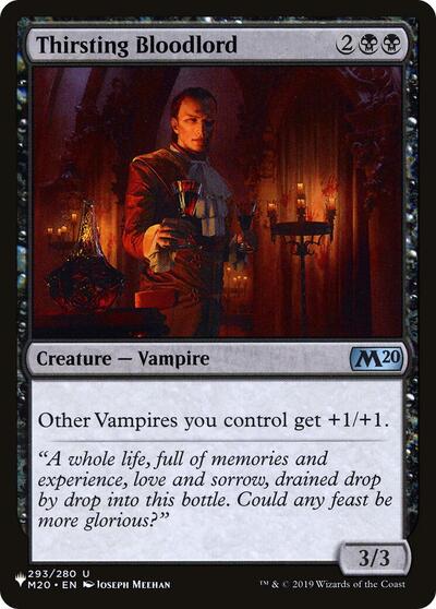 Thirsting Bloodlord (The List) Near Mint