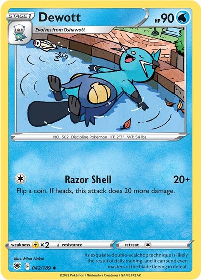 Dewott (SWSH10: Astral Radiance) Near Mint