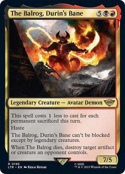 The Balrog, Durin's Bane (Universes Beyond: The Lord of the Rings: Tales of Middle-earth) Light Play