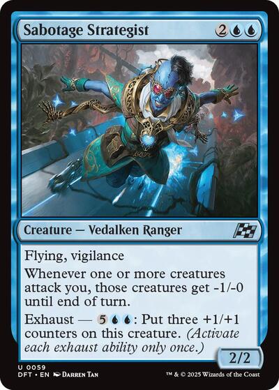Sabotage Strategist (Aetherdrift) Near Mint Foil