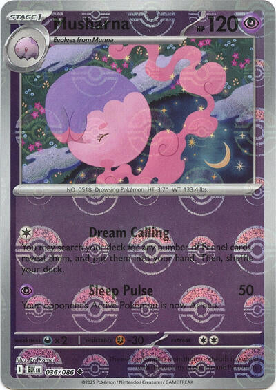 Musharna (Poke Ball Pattern) (SV: Black Bolt) Near Mint Holofoil
