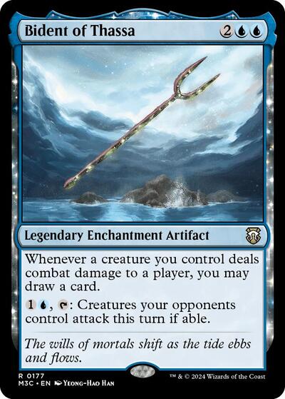 Bident of Thassa (Commander: Modern Horizons 3) Near Mint