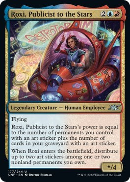 Roxi, Publicist to the Stars (Unfinity) Light Play Foil