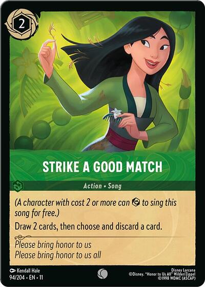 Strike a Good Match (Winterspell) Near Mint