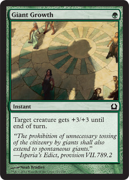 Giant Growth (Return to Ravnica) Light Play