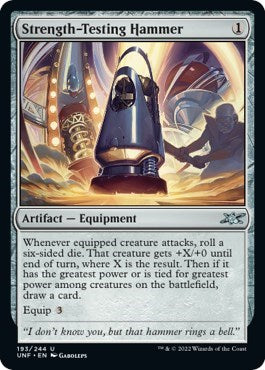 Strength-Testing Hammer (Unfinity) Light Play