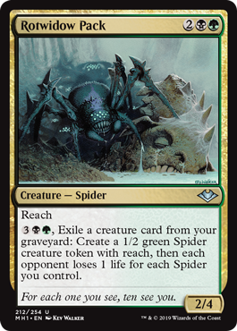 Rotwidow Pack (Modern Horizons) Light Play