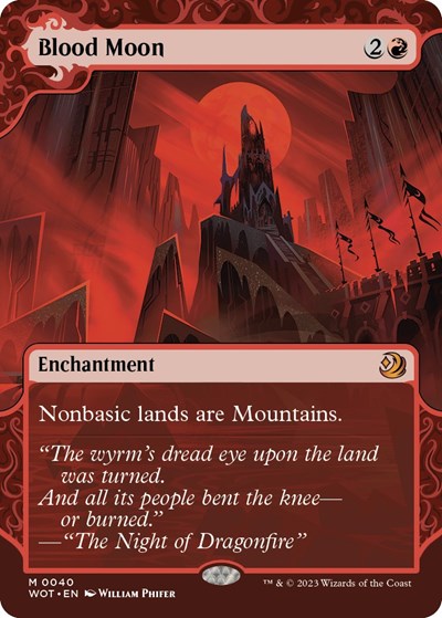 Blood Moon (Wilds of Eldraine: Enchanting Tales) Near Mint Foil