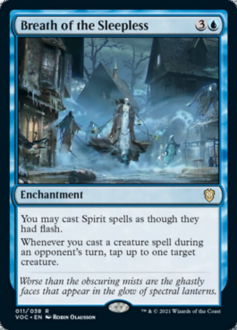 Breath of the Sleepless (Commander 2021 Crimson Vow) Light Play