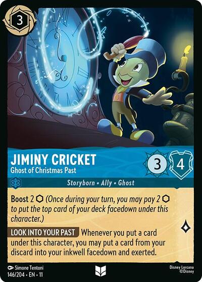 Jiminy Cricket - Ghost of Christmas Past (Winterspell) Near Mint