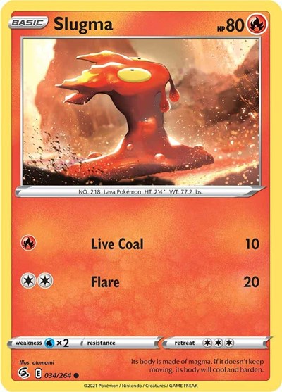 Slugma (SWSH08: Fusion Strike) Near Mint