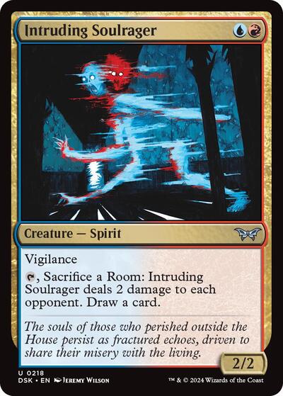 Intruding Soulrager (Duskmourn: House of Horror) Near Mint Foil