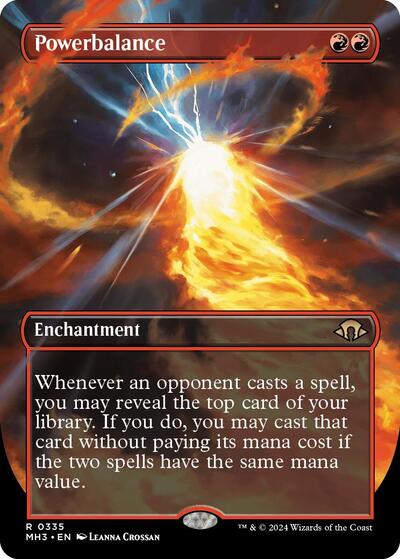 Powerbalance (Borderless) (Modern Horizons 3) Light Play