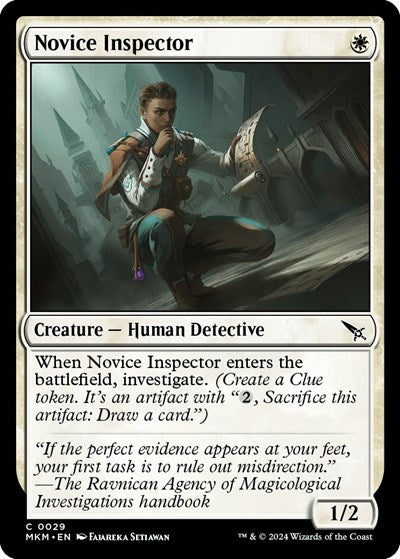 Novice Inspector (Murders at Karlov Manor) Near Mint Foil