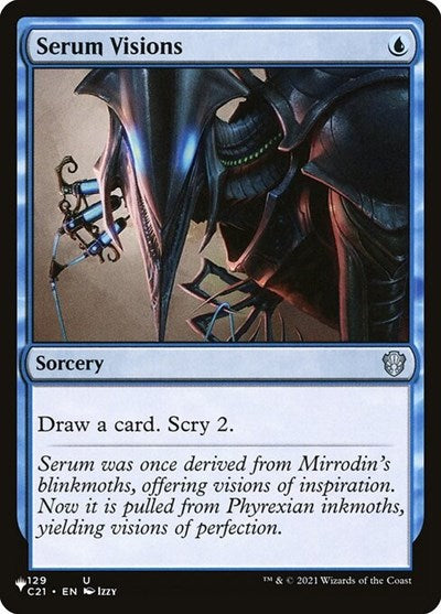 Serum Visions (Secret Lair Commander: Heads I Win, Tails You Lose) Near Mint