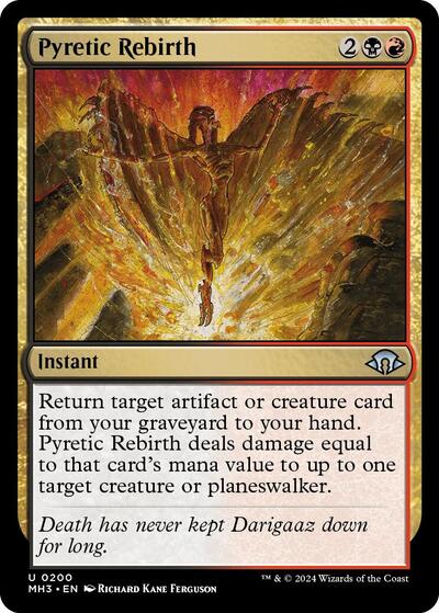 Pyretic Rebirth (Modern Horizons 3) Light Play Foil