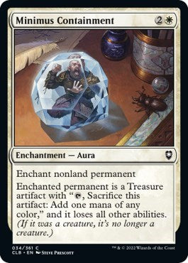 Minimus Containment (Commander Legends: Battle for Baldur's Gate) Light Play Foil