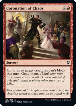 Coronation of Chaos (Commander Legends: Battle for Baldur's Gate) Light Play Foil
