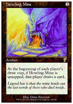 Howling Mine (7th Edition) Light Play