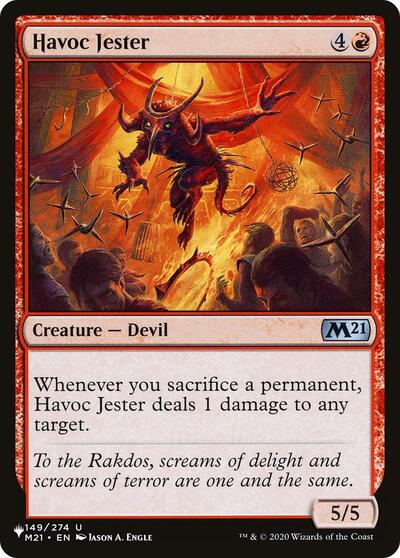 Havoc Jester (The List) Near Mint