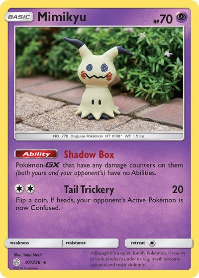 Mimikyu (97) (SM - Cosmic Eclipse) Near Mint Reverse Holofoil