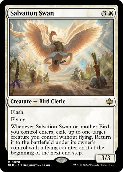 Salvation Swan (Bloomburrow) Light Play Foil