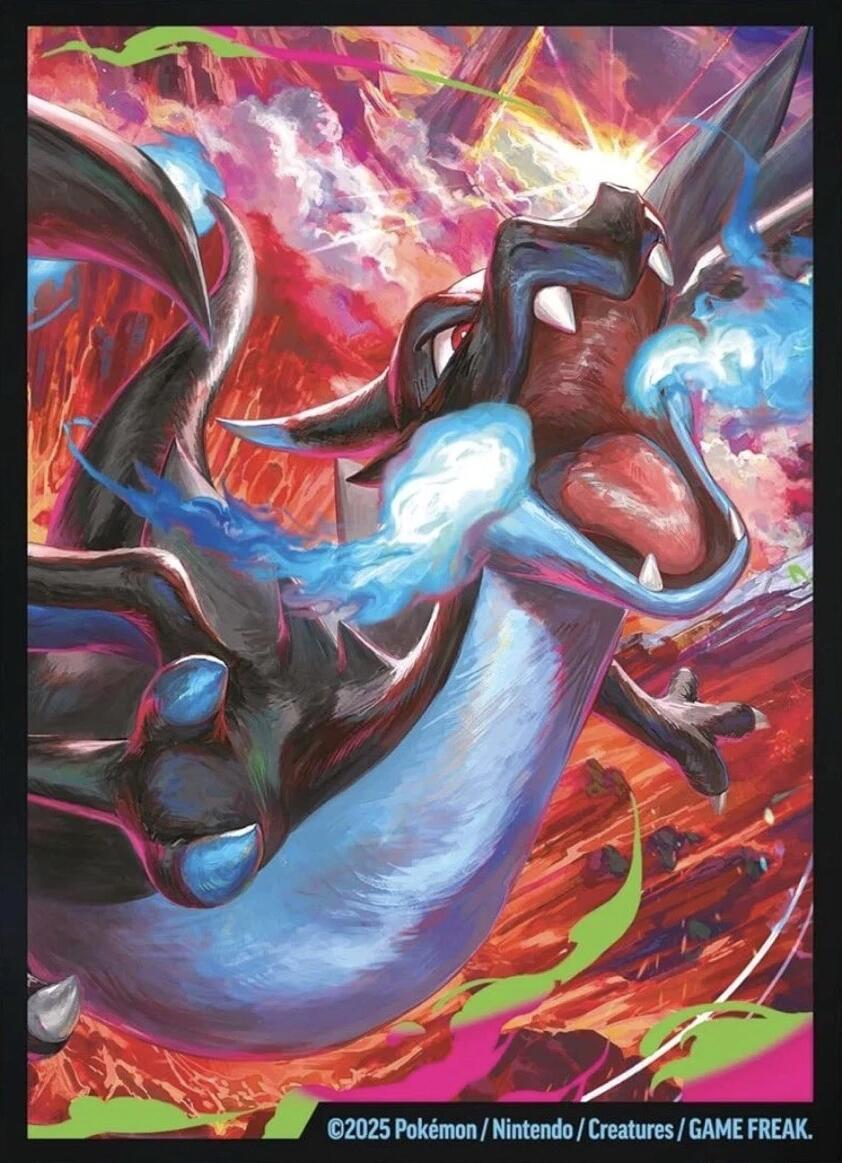 Pokemon TCG: Ultra Premium Collection Card Sleeves - Mega Charizard X (65-Pack)