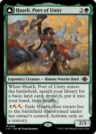 Huatli, Poet of Unity (The Lost Caverns of Ixalan) Near Mint Foil