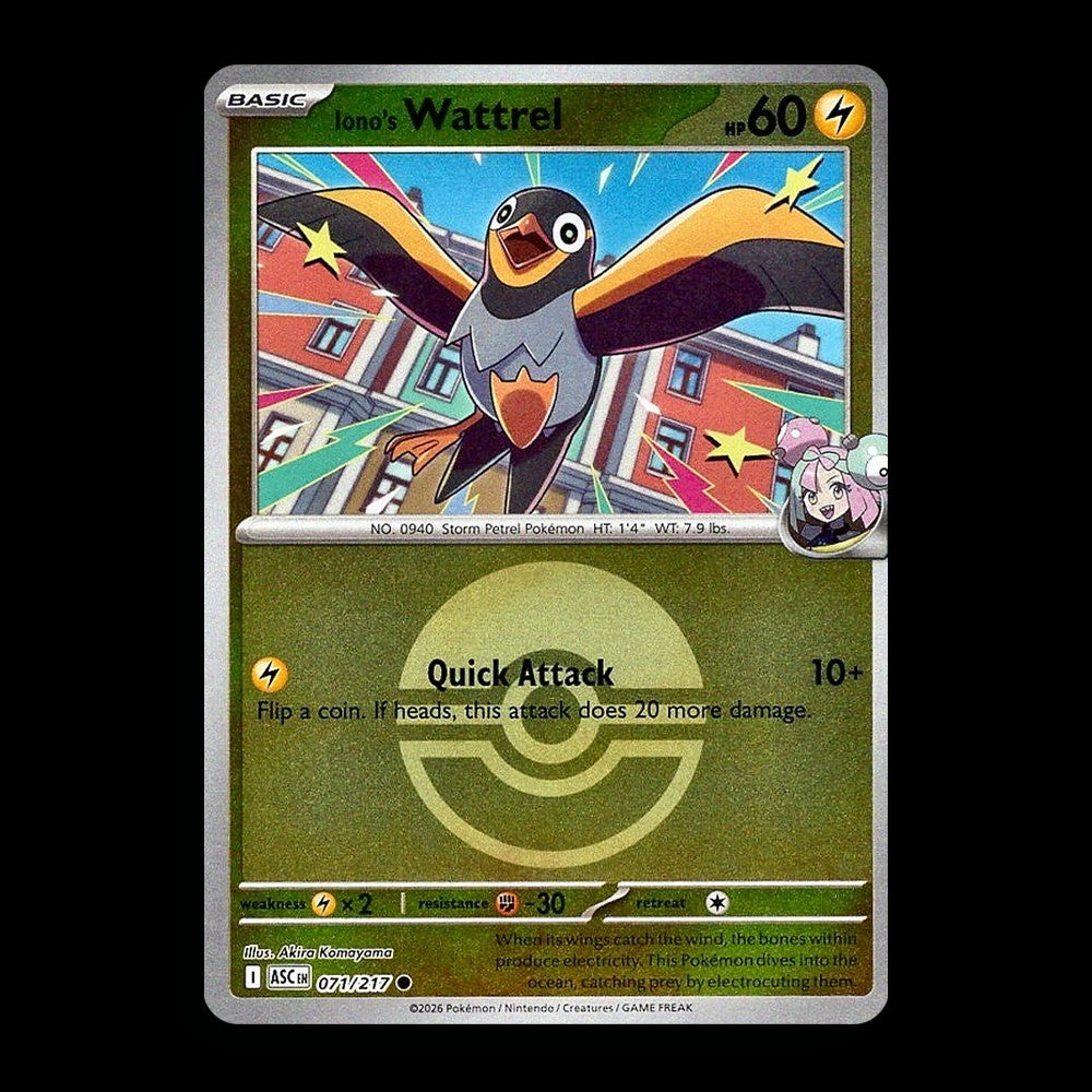 Iono's Wattrel - 071/217 (Poke Ball)
