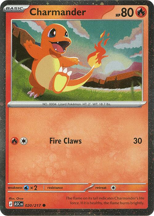 Charmander - 020/217 (Cosmos Holo)