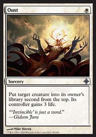 Oust (Rise of the Eldrazi) Light Play