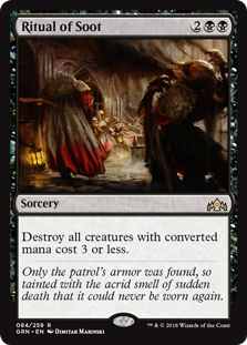 Ritual of Soot (Guilds of Ravnica) Light Play Foil