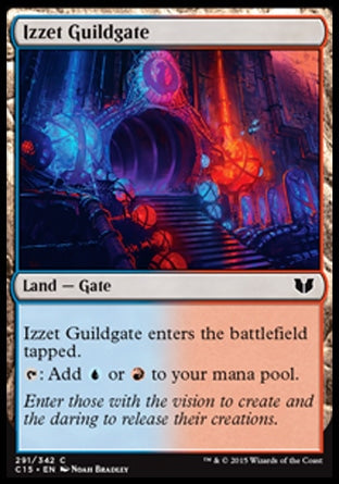 Izzet Guildgate (Commander 2015) Light Play