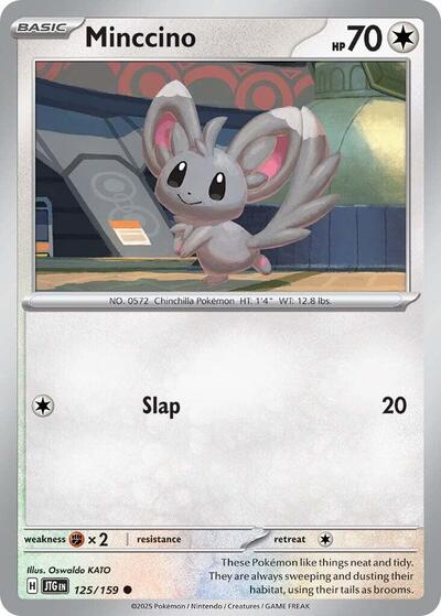 Minccino (SV09: Journey Together) Near Mint Reverse Holofoil