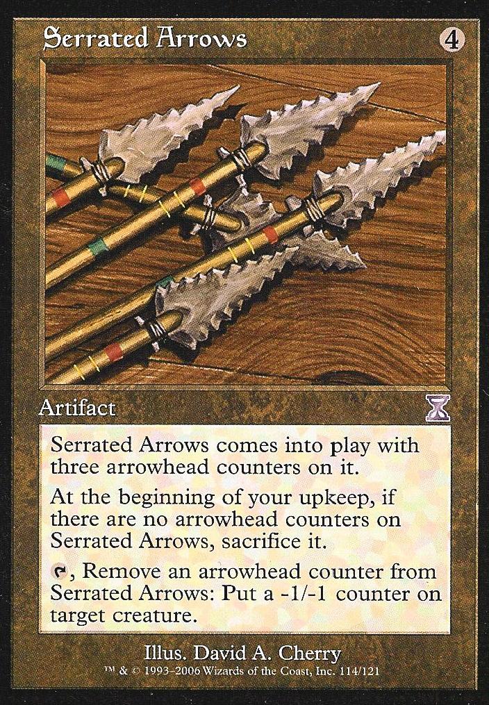 Serrated Arrows (Time Spiral Time Shifted) Light Play
