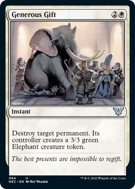 Generous Gift (Commander: Kamigawa: Neon Dynasty) Light Play
