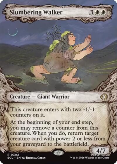 Slumbering Walker (Showcase) (Lorwyn Eclipsed) Near Mint