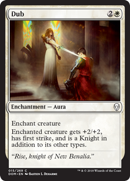 Dub (Dominaria) Light Play Foil