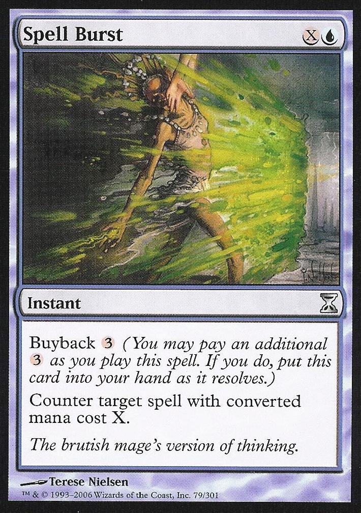 Spell Burst (Time Spiral) Light Play Foil