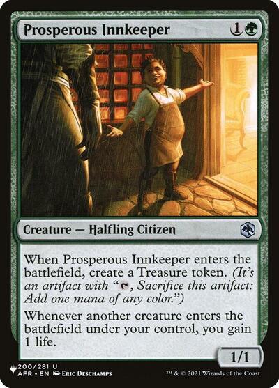 Prosperous Innkeeper (The List) Near Mint
