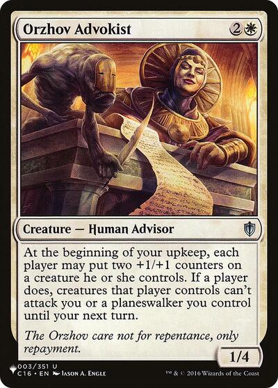 Orzhov Advokist (The List) Near Mint