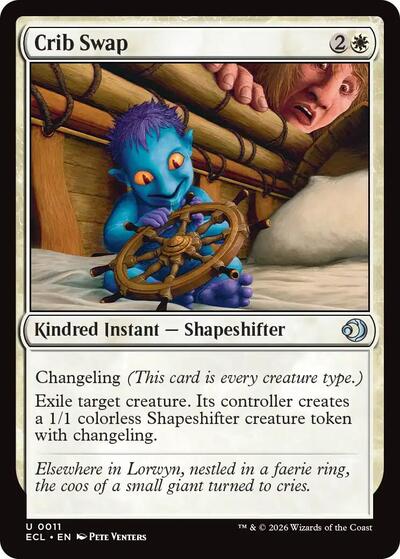 Crib Swap (Lorwyn Eclipsed) Near Mint Foil