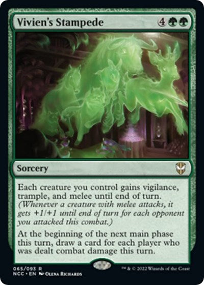 Vivien's Stampede (Commander: Streets of New Capenna) Light Play